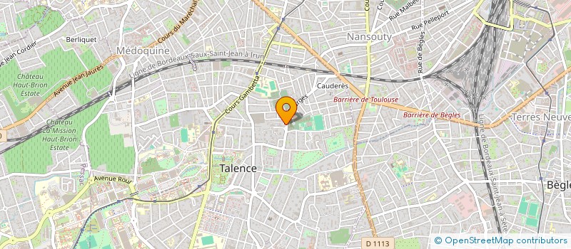 localisation de l'entreprise INDIVISION MONTAGNON - GRAO  TALENCE