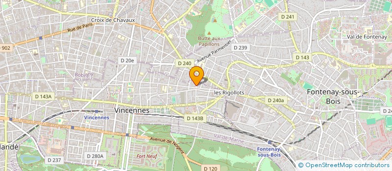 localisation de l'entreprise INDIVISION MONTANI à VINCENNES