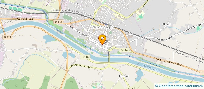 localisation de l'entreprise INDIVISION MONTAUDON à VALENCE