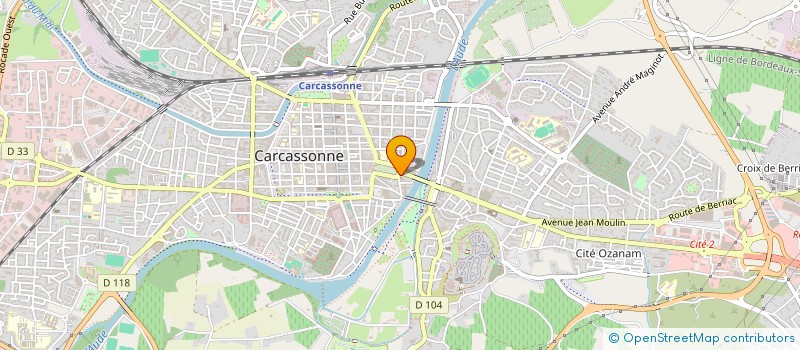 localisation de l'entreprise INDIVISION MONTAURIOL CARCASSONNE à CARCASSONNE