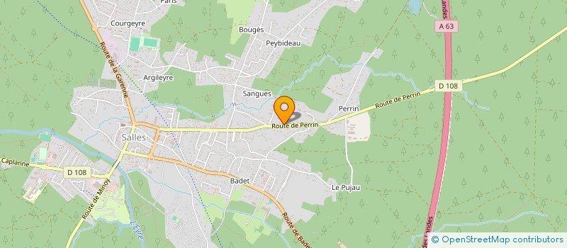 localisation de l'entreprise INDIVISION MONTELS MAI  SALLES