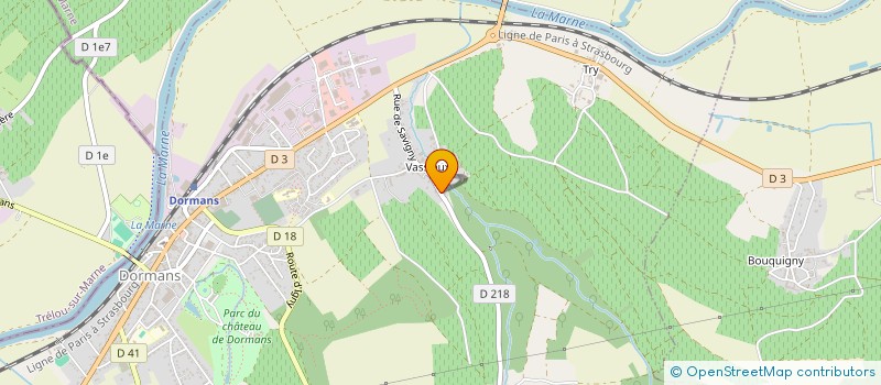 localisation de l'entreprise INDIVISION MONTMAYEUR LOURDEAUX SIMONE  DORMANS