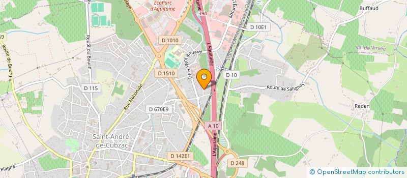 localisation de l'entreprise INDIVISION MONTOURCY CROIZET  SAINT-ANDRE-DE-CUBZAC