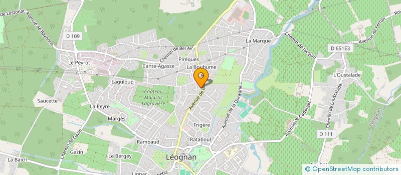 localisation de l'entreprise INDIVISION MONTPELLIER  LEOGNAN