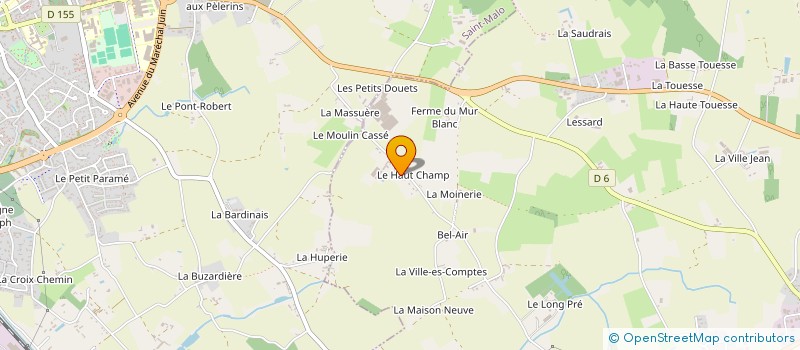 localisation de l'entreprise INDIVISION MORA JENNIFER ET LE ROUX ERWAN  SAINT-MELOIR-DES-ONDES