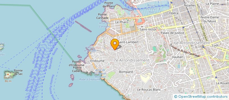 localisation de l'entreprise INDIVISION MORACCHINI BOUSQUET à MARSEILLE