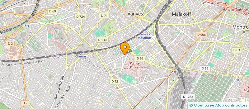 localisation de l'entreprise INDIVISION MORAIS GAILLARD  MALAKOFF