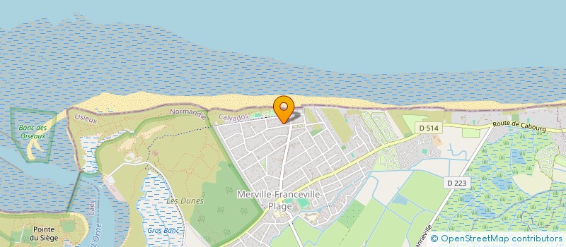 localisation de l'entreprise INDIVISION MORALES-BATRET  MERVILLE-FRANCEVILLE-PLAGE