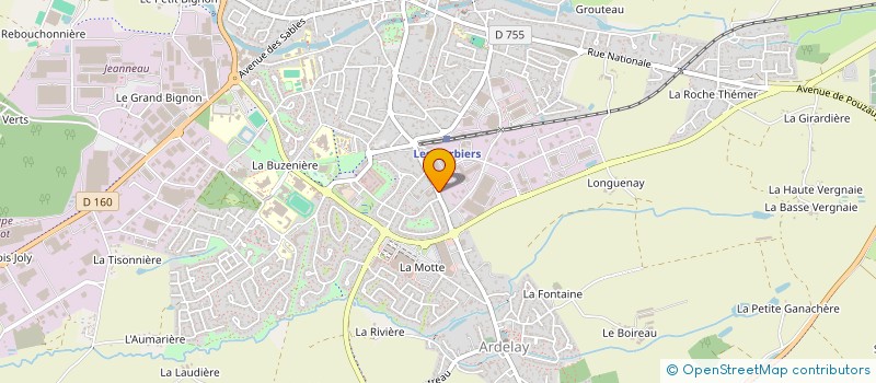 localisation de l'entreprise INDIVISION MORAND à LES HERBIERS