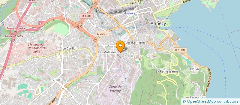 localisation de l'entreprise INDIVISION MORAND CHAIB à ANNECY