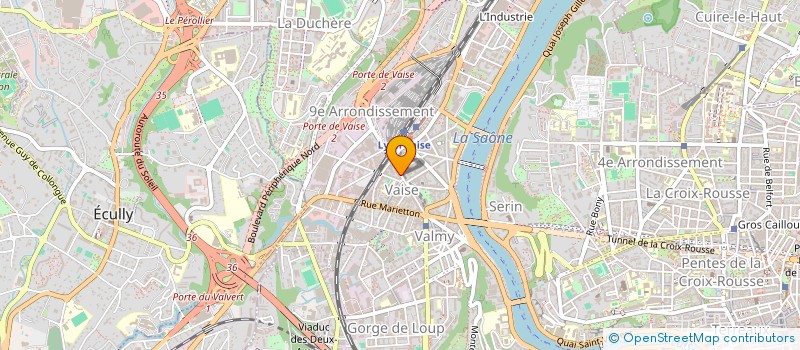 localisation de l'entreprise INDIVISION MORAND CONINX  LYON