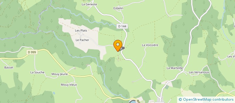 localisation de l'entreprise INDIVISION MORANGE  LE VERNET-CHAMEANE