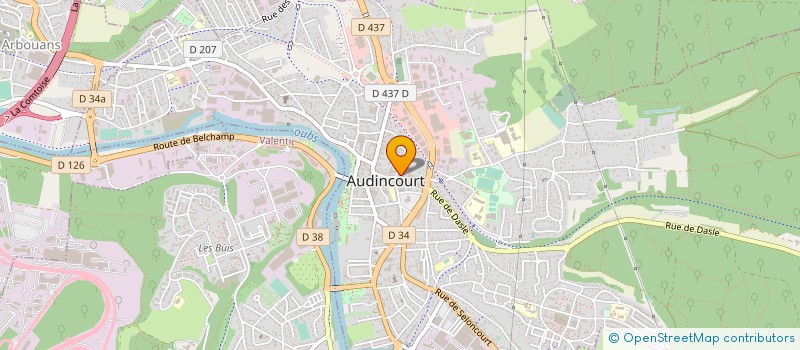 localisation de l'entreprise INDIVISION MORASCHETTI  AUDINCOURT