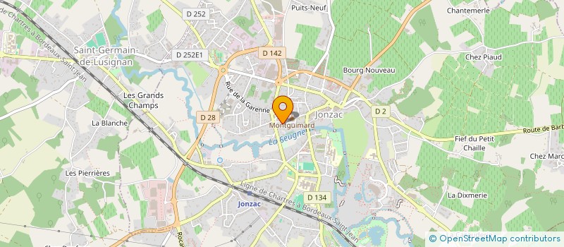 localisation de l'entreprise INDIVISION MOREAU  JONZAC