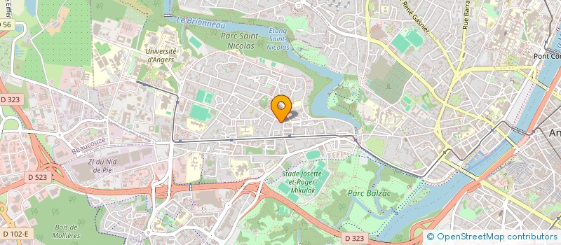 localisation de l'entreprise INDIVISION MOREAU-CLODIC à ANGERS