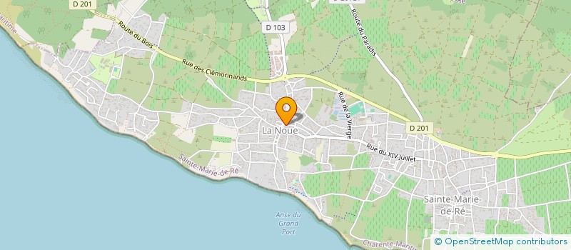 localisation de l'entreprise INDIVISION MOREAU GUILLAUME OPHELIE  SAINTE-MARIE-DE-RE