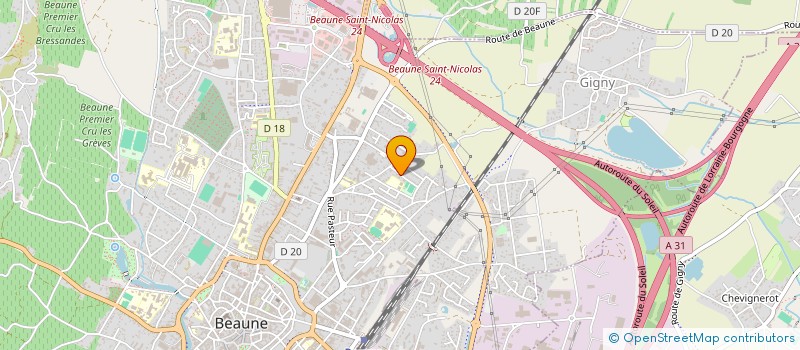 localisation de l'entreprise INDIVISION MOREAU VARRAULT à BEAUNE