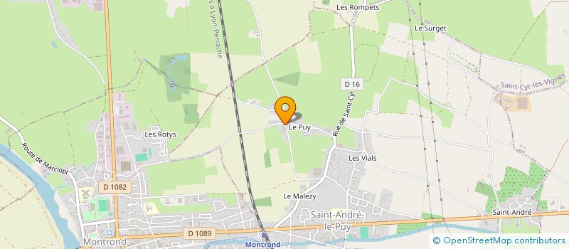 localisation de l'entreprise INDIVISION MOREL à SAINT-ANDRE-LE-PUY