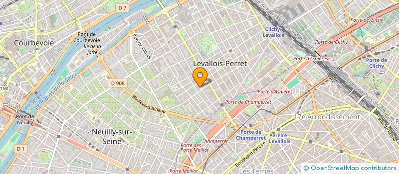 localisation de l'entreprise INDIVISION MOREL BRUNO ET PASCALINE à LEVALLOIS-PERRET