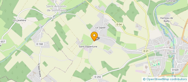 localisation de l'entreprise INDIVISION MOREL ERIC ET THIERRY  RUGLES