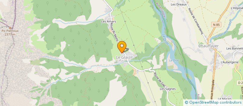 localisation de l'entreprise INDIVISION MOREL GICQUIAUD  LE GLAIZIL