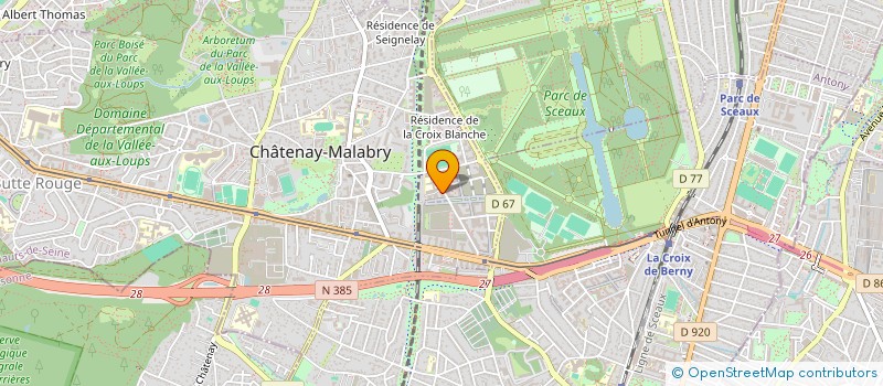 localisation de l'entreprise INDIVISION MOREL JESSICA ET GACQUER GREGORY  CHATENAY-MALABRY