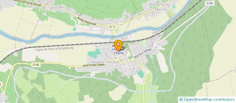 localisation de l'entreprise INDIVISION MORELLI AMNOUCHE  NOGENT-L'ARTAUD