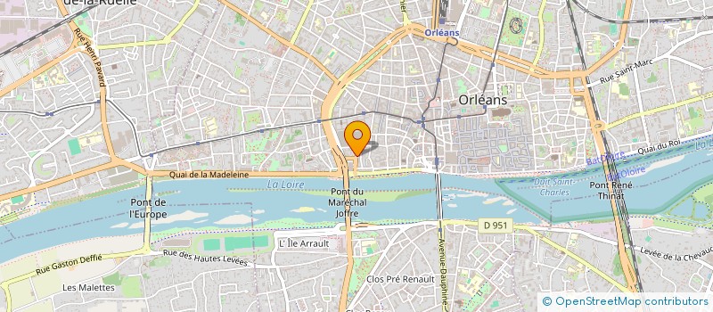 localisation de l'entreprise INDIVISION MORELLO / RIBARDIERE  ORLEANS