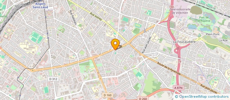 localisation de l'entreprise INDIVISION MORENNE / DESLAURIERS à ANGERS