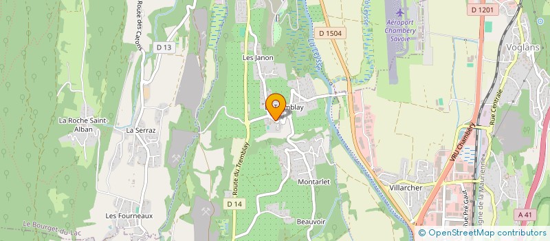 localisation de l'entreprise INDIVISION MORFIN CURIOZ  LA MOTTE-SERVOLEX