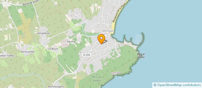 localisation de l'entreprise INDIVISION MORGAT RIST SPOHN  CROZON