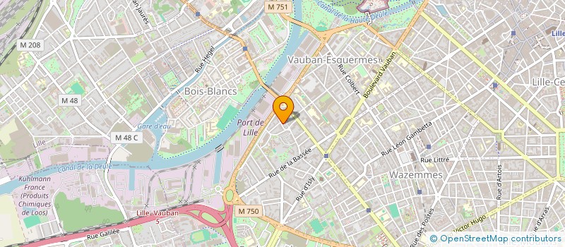 localisation de l'entreprise INDIVISION MORICE  LILLE