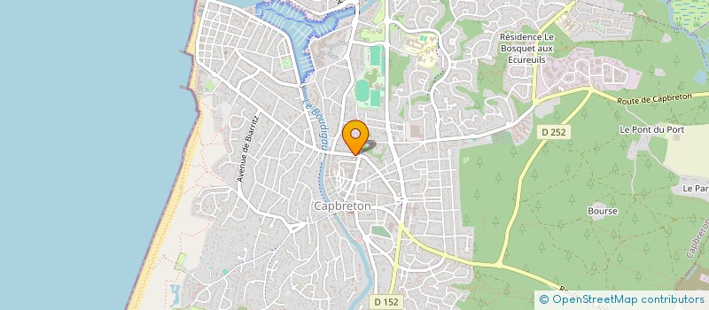 localisation de l'entreprise INDIVISION MORICHERE DOMINIQUE ET ANDRE  CAPBRETON