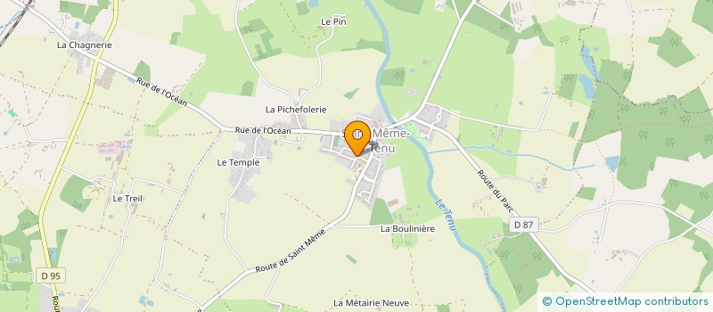 localisation de l'entreprise INDIVISION MORILLEAU AURELIEN ET ANNE-SOPHIE  MACHECOUL-SAINT-MEME