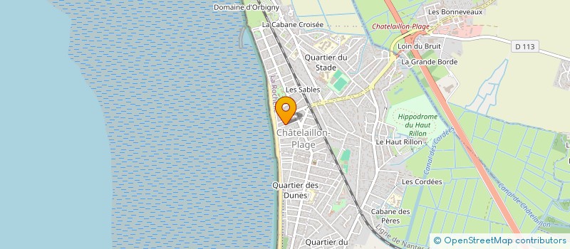 localisation de l'entreprise INDIVISION MORIN  CHATELAILLON-PLAGE