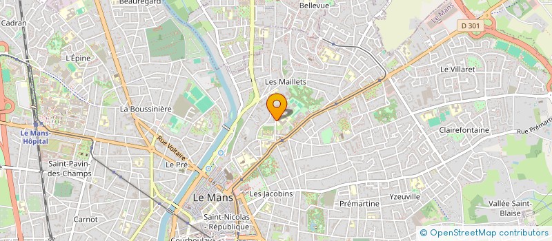 localisation de l'entreprise INDIVISION MORIN MICHEL ISABELLE  LE MANS