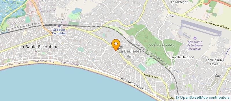 localisation de l'entreprise INDIVISION MORISSEAU à LA BAULE-ESCOUBLAC