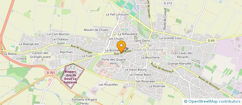 localisation de l'entreprise INDIVISION MORISSET à DOUE-EN-ANJOU