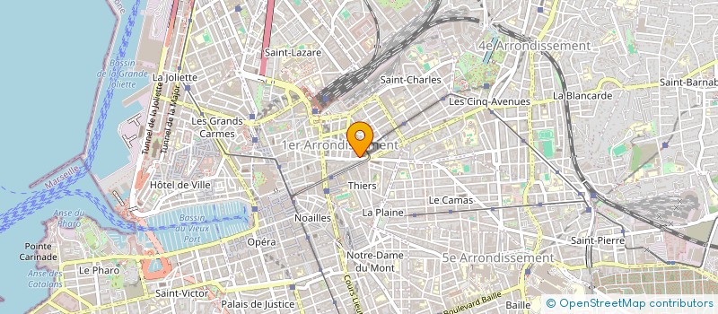 localisation de l'entreprise INDIVISION MORNET ANDRES ET RICARD MARGAUX  MARSEILLE