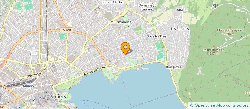 localisation de l'entreprise INDIVISION MORO  ANNECY