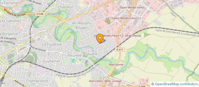 localisation de l'entreprise INDIVISION MORTIER TRIAIRE à NIORT