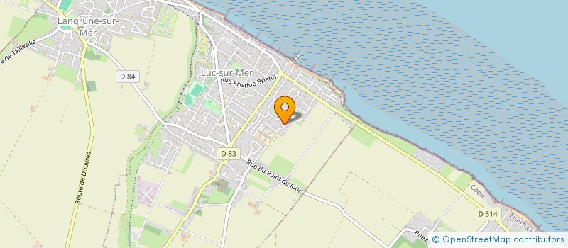 localisation de l'entreprise INDIVISION MORTREUX - DONNEL  LUC-SUR-MER