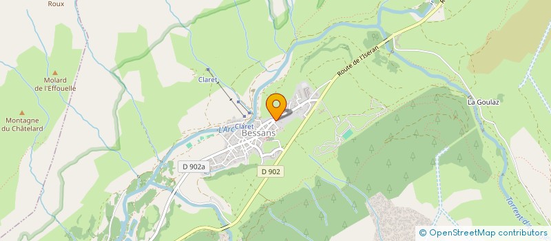 localisation de l'entreprise INDIVISION MORVAN  VAL-CENIS