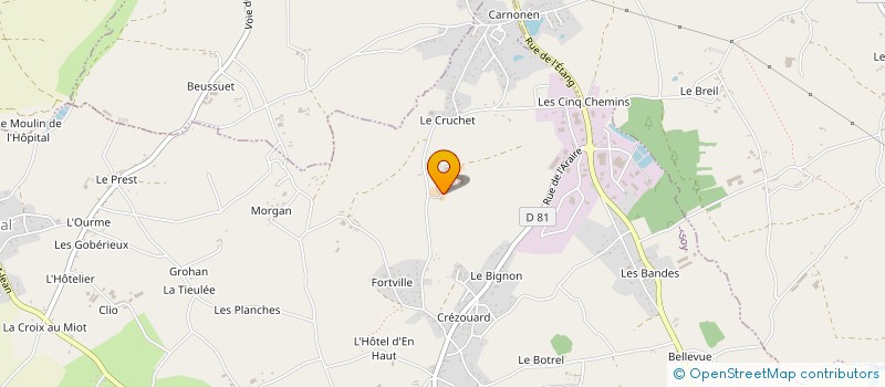 localisation de l'entreprise INDIVISION MORVAN à QUESSOY