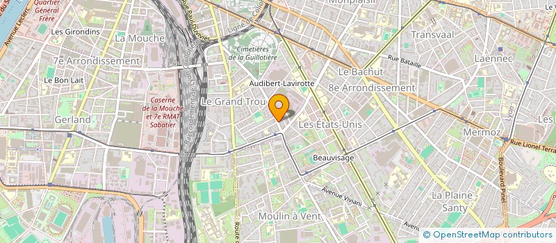 localisation de l'entreprise INDIVISION MORY  LYON