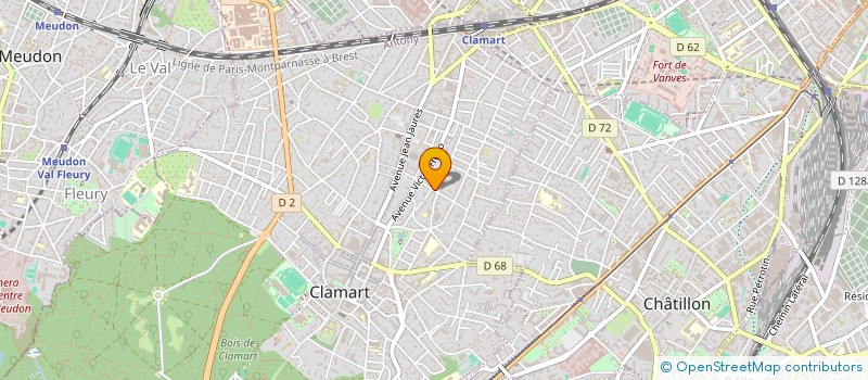 localisation de l'entreprise INDIVISION MORZYGLOD - FOULFOIN à CLAMART