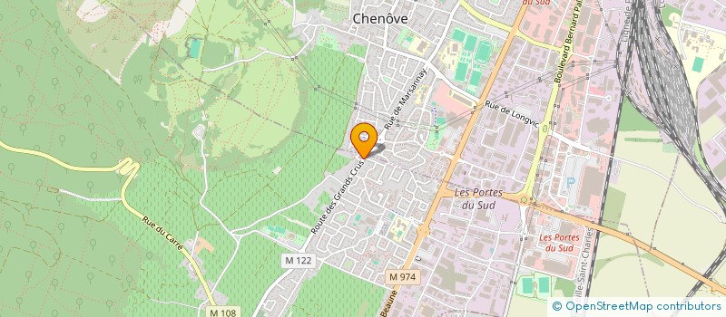 localisation de l'entreprise INDIVISION MOSSON  MARSANNAY-LA-COTE