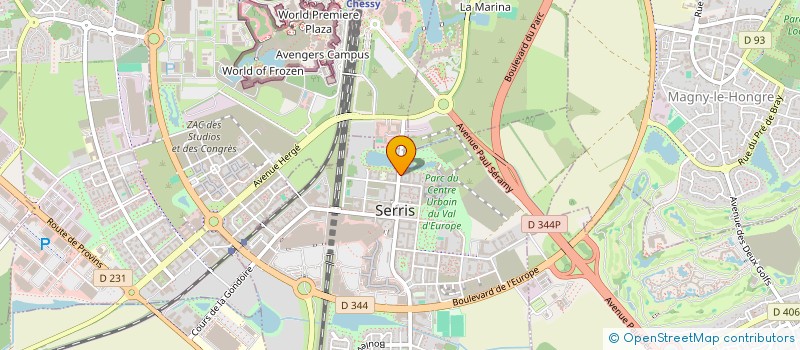 localisation de l'entreprise INDIVISION MOSSU  SERRIS