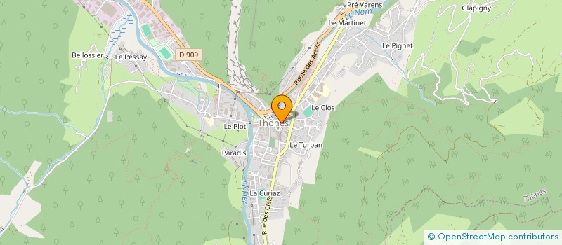 localisation de l'entreprise INDIVISION MOTTIER OSCAR à THONES