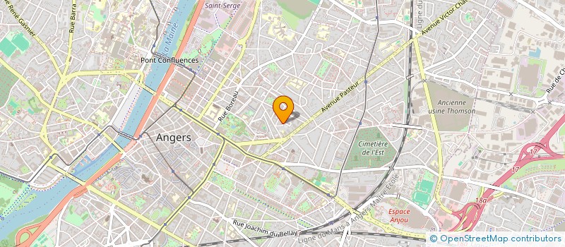 localisation de l'entreprise INDIVISION MOUILLERE - DETRICHE à ANGERS